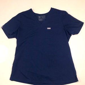 FIGS Women’s Catarina Scrub Top Navy Size M